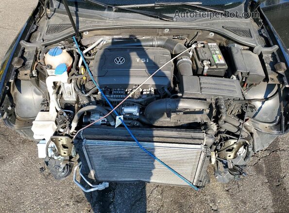 1VWCT7A34GC036592 2016 VOLKSWAGEN PASSAT Black Widok wnętrza z tyłu