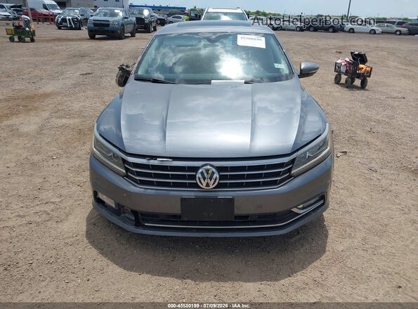 1VWCT7A38HC032899 2017 VOLKSWAGEN PASSAT Gray Вид панелі приладів
