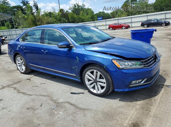 1VWCT7A38HC067118 2017 VOLKSWAGEN PASSAT Blue წინა მარჯვენა