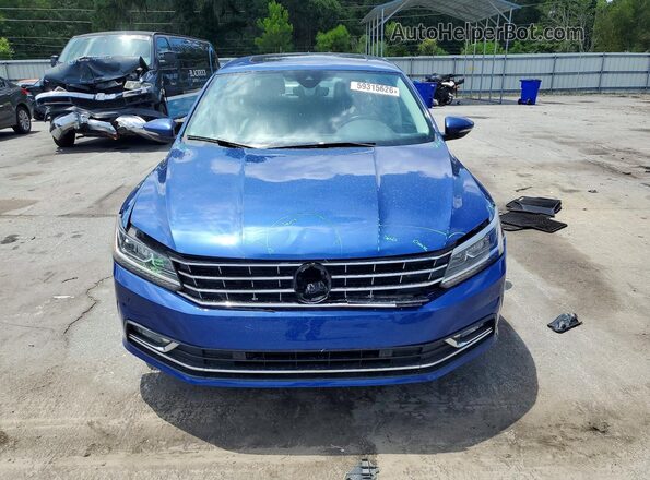 1VWCT7A38HC067118 2017 VOLKSWAGEN PASSAT Blue წინა ხედი