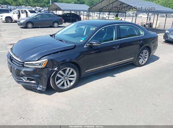 1VWCT7A3XHC057884 2017 VOLKSWAGEN PASSAT Black Vista tres cuartos delantera izquierda