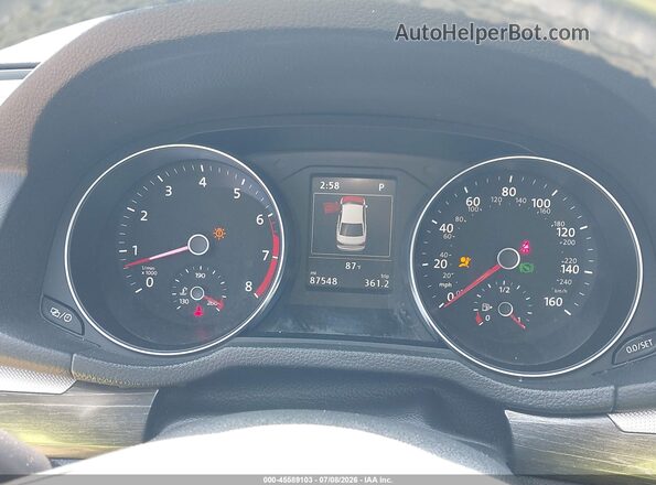 1VWCT7A3XHC057884 2017 VOLKSWAGEN PASSAT Black Vista de los asientos traseros