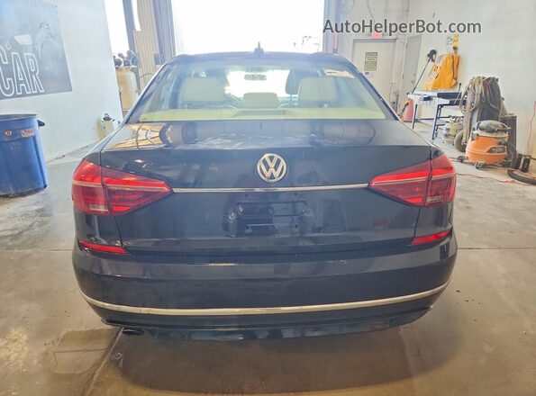 1VWDT7A30HC023876 2017 VOLKSWAGEN PASSAT Black უკანა ხედი
