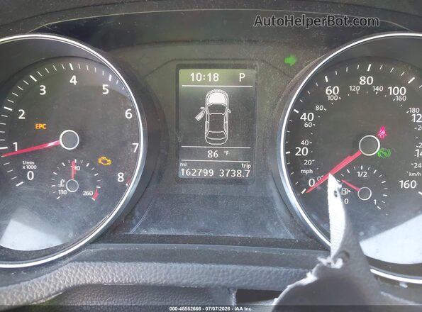 1VWDT7A30HC049054 2017 VOLKSWAGEN PASSAT White უკანა სავარძლების ხედი