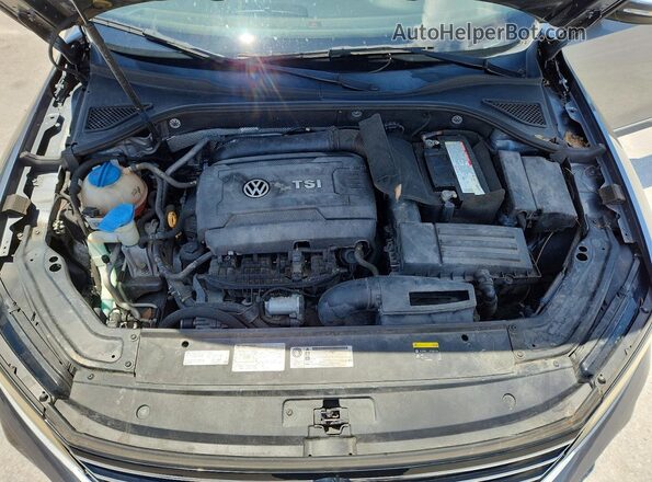 1VWDT7A30HC084743 2017 VOLKSWAGEN PASSAT Gray უკანა სალონის ხედი