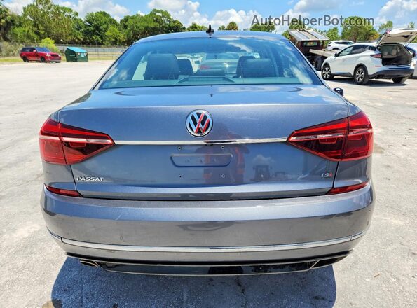 1VWDT7A30HC084743 2017 VOLKSWAGEN PASSAT Gray უკანა ხედი