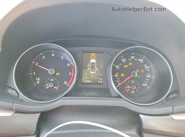 1VWDT7A32HC013169 2017 VOLKSWAGEN PASSAT Charcoal Widok zestawu wskaźników