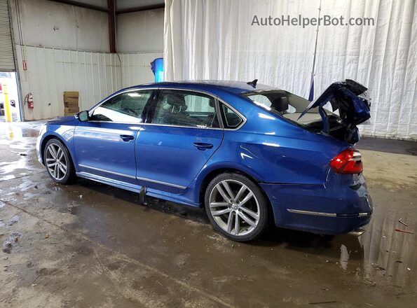 1VWDT7A33HC059349 2017 VOLKSWAGEN PASSAT Blue Հետևի ձախ