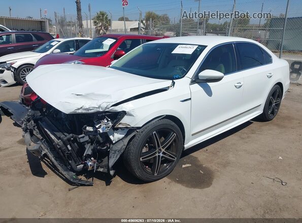 1VWDT7A34HC032970 2017 VOLKSWAGEN PASSAT White Առջևի ձախ երեք քառորդ տեսարան