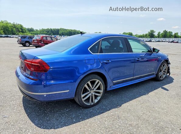 1VWDT7A34HC066407 2017 VOLKSWAGEN PASSAT Blue Задня права чверть