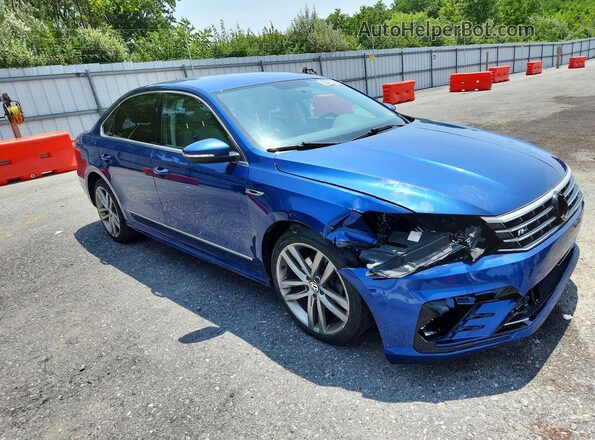 1VWDT7A34HC066407 2017 VOLKSWAGEN PASSAT Blue Передня права чверть