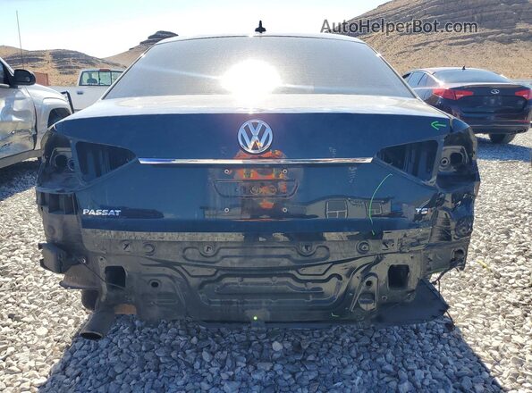 1VWDT7A36HC051651 2017 VOLKSWAGEN PASSAT Black უკანა ხედი
