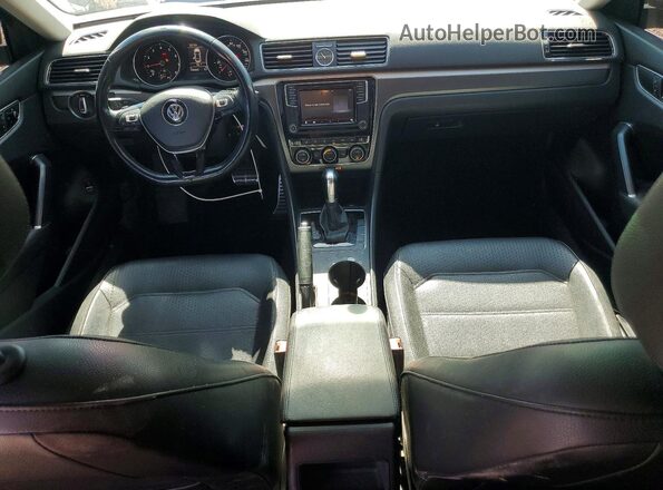 1VWDT7A36HC051651 2017 VOLKSWAGEN PASSAT Black წინა პანელის ხედი