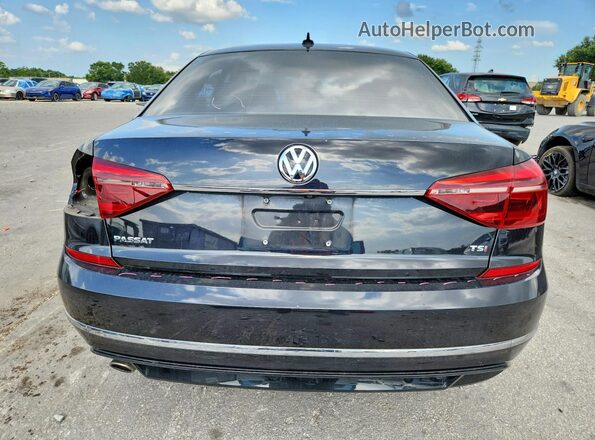 1VWDT7A36HC067493 2017 VOLKSWAGEN PASSAT Черный Вид сзади