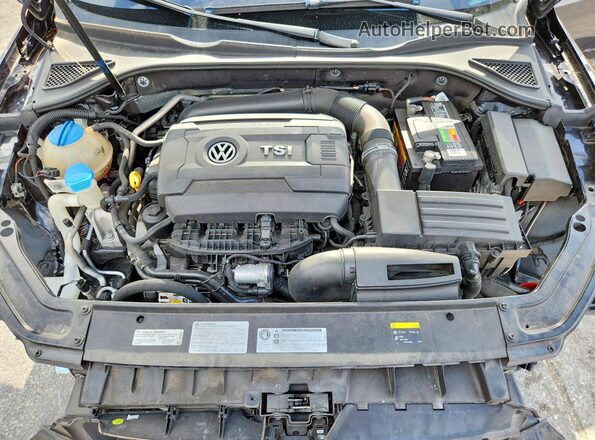 1VWDT7A36HC067493 2017 VOLKSWAGEN PASSAT Черный Вид задней части салона