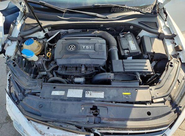 1VWDT7A36HC076856 2017 VOLKSWAGEN PASSAT White Rear interior view