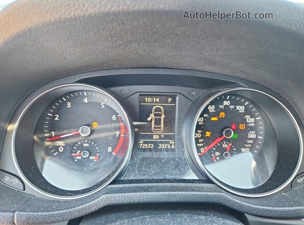 1VWDT7A37HC041761 2017 VOLKSWAGEN PASSAT Gray Սարքավորումների վահանակի տեսք