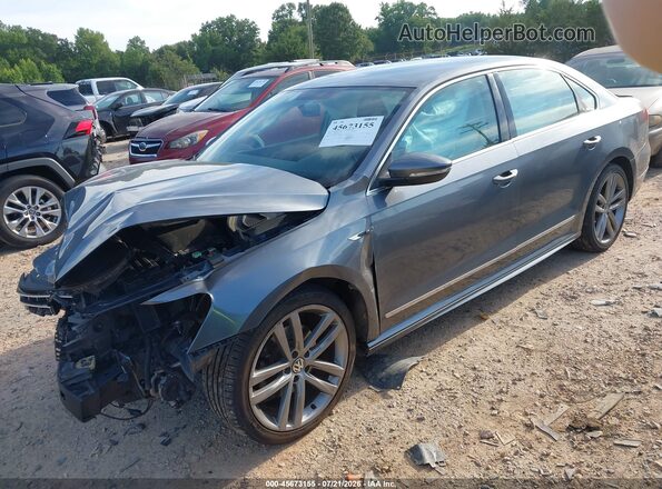 1VWDT7A38HC033958 2017 VOLKSWAGEN PASSAT Gray Front left