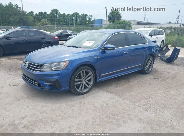 1VWDT7A38HC058245 2017 VOLKSWAGEN PASSAT Blue Vista tres cuartos delantera izquierda