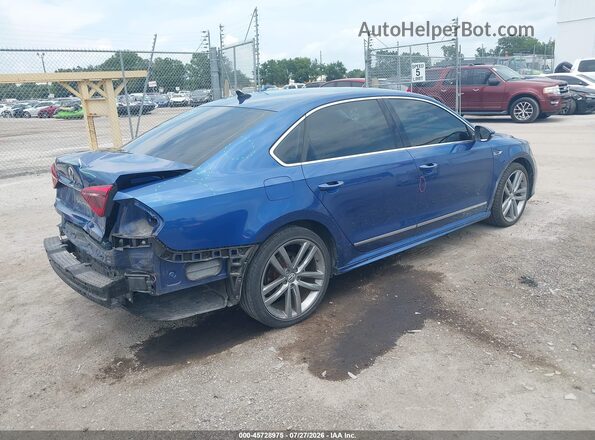 1VWDT7A38HC058245 2017 VOLKSWAGEN PASSAT Blue Trasero derecho