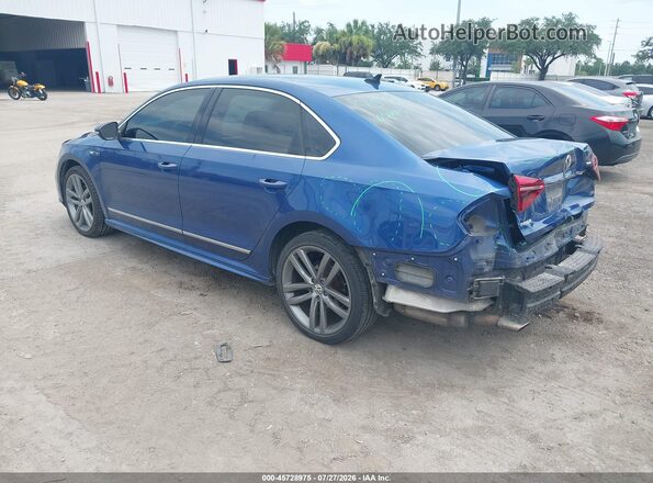 1VWDT7A38HC058245 2017 VOLKSWAGEN PASSAT Blue Trasero izquierdo
