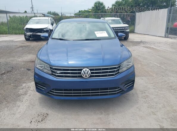 1VWDT7A38HC058245 2017 VOLKSWAGEN PASSAT Blue Vista interior trasera