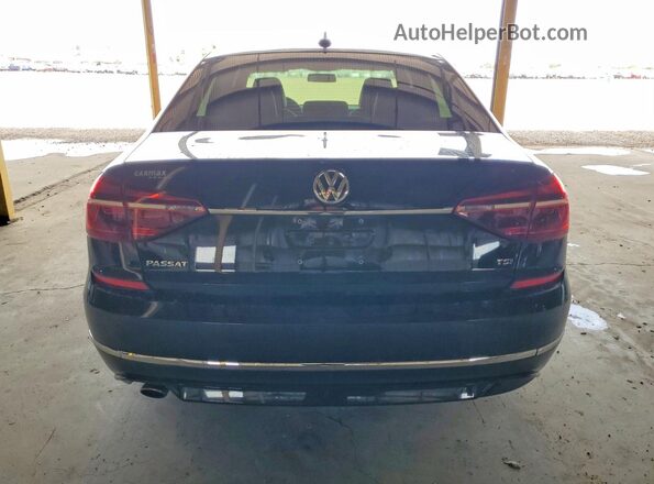 1VWDT7A39HC065138 2017 VOLKSWAGEN PASSAT Black Vista trasera