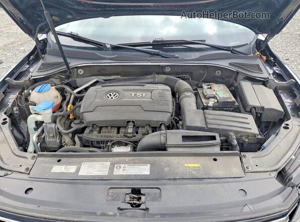 1VWDT7A39HC069223 2017 VOLKSWAGEN PASSAT Черный Вид задней части салона