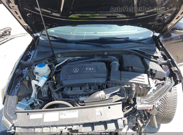 1VWDT7A39HC078407 2017 VOLKSWAGEN PASSAT Black Vista trasera