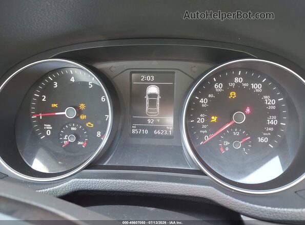 1VWDT7A39HC078407 2017 VOLKSWAGEN PASSAT Black Vista de los asientos traseros