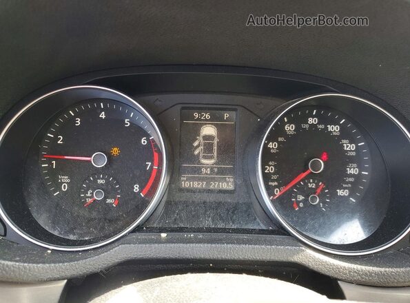 1VWDT7A3XHC019804 2017 VOLKSWAGEN PASSAT Черный Вид щитка приборов