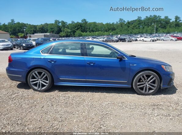 1VWDT7A3XHC056528 2017 VOLKSWAGEN PASSAT Blue Vista interior trasera