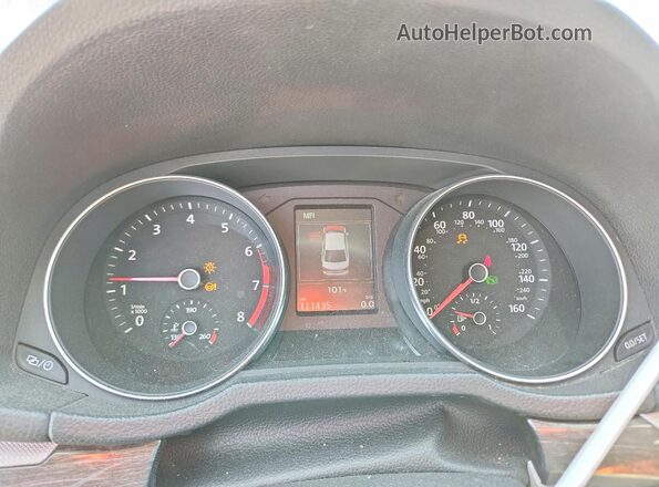 1VWGT7A30HC028038 2017 VOLKSWAGEN PASSAT Серый Вид щитка приборов