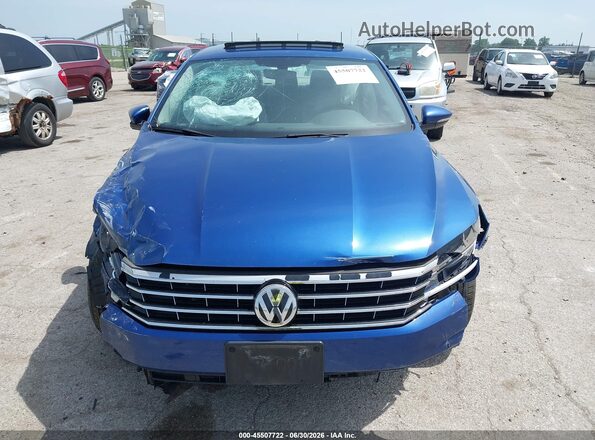 1VWGT7A34HC036367 2017 VOLKSWAGEN PASSAT Синий Вид задней части салона