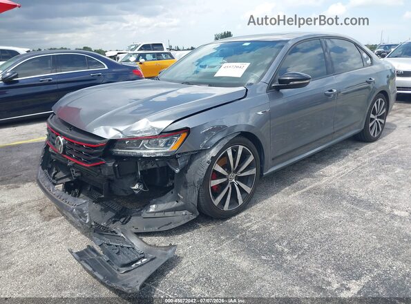 1VWJM7A35JC037858 2018 VOLKSWAGEN PASSAT Gray Առջևի ձախ երեք քառորդ տեսարան