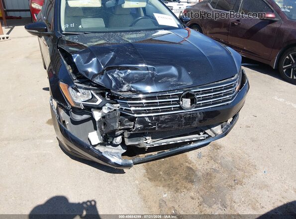 1VWLA7A32KC003492 2019 VOLKSWAGEN PASSAT Black Front view