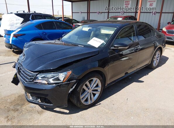 1VWLA7A32KC003492 2019 VOLKSWAGEN PASSAT Black Front left