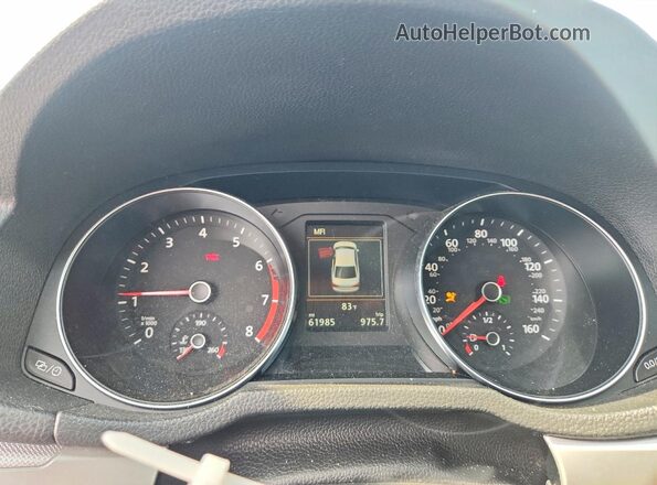 1VWLA7A33KC003601 2019 VOLKSWAGEN PASSAT Blue Vista del cuadro de instrumentos