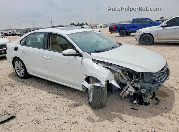 1VWLA7A35KC014485 2019 VOLKSWAGEN PASSAT White Передня права чверть