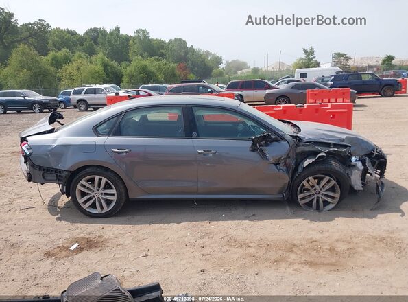 1VWLA7A36KC005147 2019 VOLKSWAGEN PASSAT Gray Rear interior view