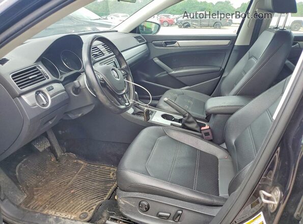 1VWLA7A37KC008476 2019 VOLKSWAGEN PASSAT Black Front interior view