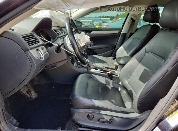 1VWLA7A39KC014604 2019 VOLKSWAGEN PASSAT Black Front interior view
