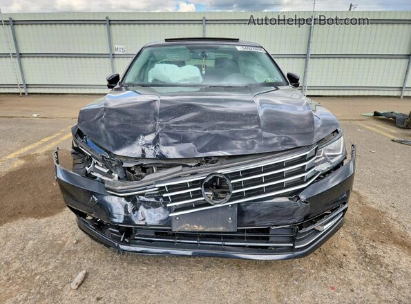 1VWLA7A39KC014604 2019 VOLKSWAGEN PASSAT Black Front view