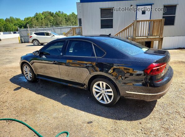 1VWLA7A3XKC000856 2019 VOLKSWAGEN PASSAT Black უკანა მარცხენა