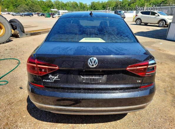 1VWLA7A3XKC000856 2019 VOLKSWAGEN PASSAT Black უკანა ხედი
