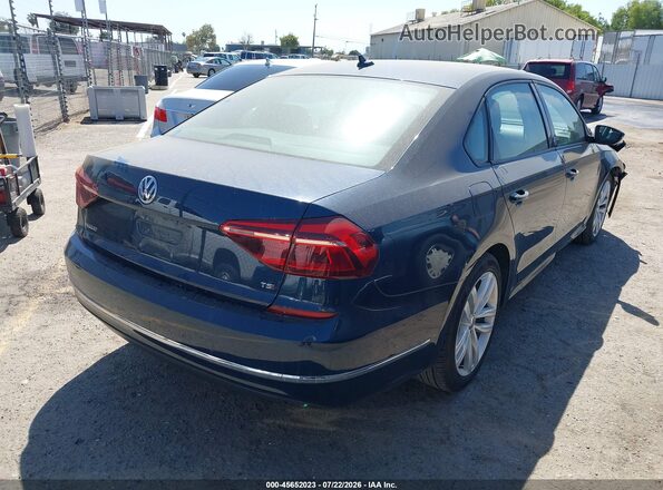 1VWLA7A3XKC013347 2019 VOLKSWAGEN PASSAT Blue Rear right
