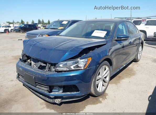 1VWLA7A3XKC013347 2019 VOLKSWAGEN PASSAT Blue Front left