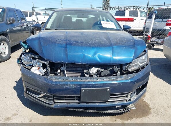 1VWLA7A3XKC013347 2019 VOLKSWAGEN PASSAT Blue Instrument cluster view