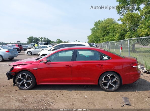 1VWMA7A32LC018421 2020 VOLKSWAGEN PASSAT Red Widok wnętrza 360 stopni