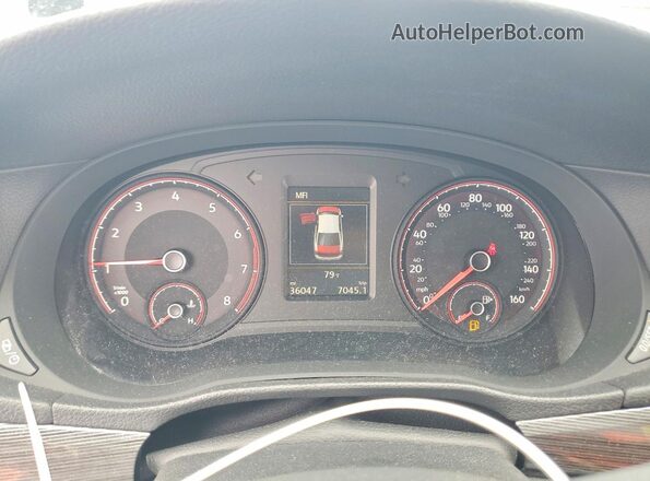 1VWMA7A38LC024465 2020 VOLKSWAGEN PASSAT Серебряный Вид щитка приборов